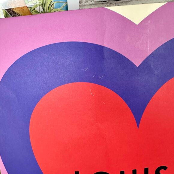 USING FOR CRAFTS NOW Louis Vuitton Xtra Large RARE Shopping Bag with gift note - Picture 4 of 15